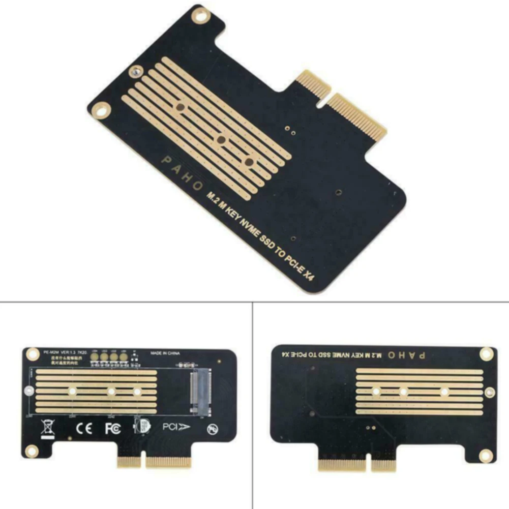 SSD на PCI-E 4X Компьютерные аксессуары высокое Скорость стабильный конвертер карты для настольных компьютеров с дефлектором передачи M2 MKey NVME простая установка