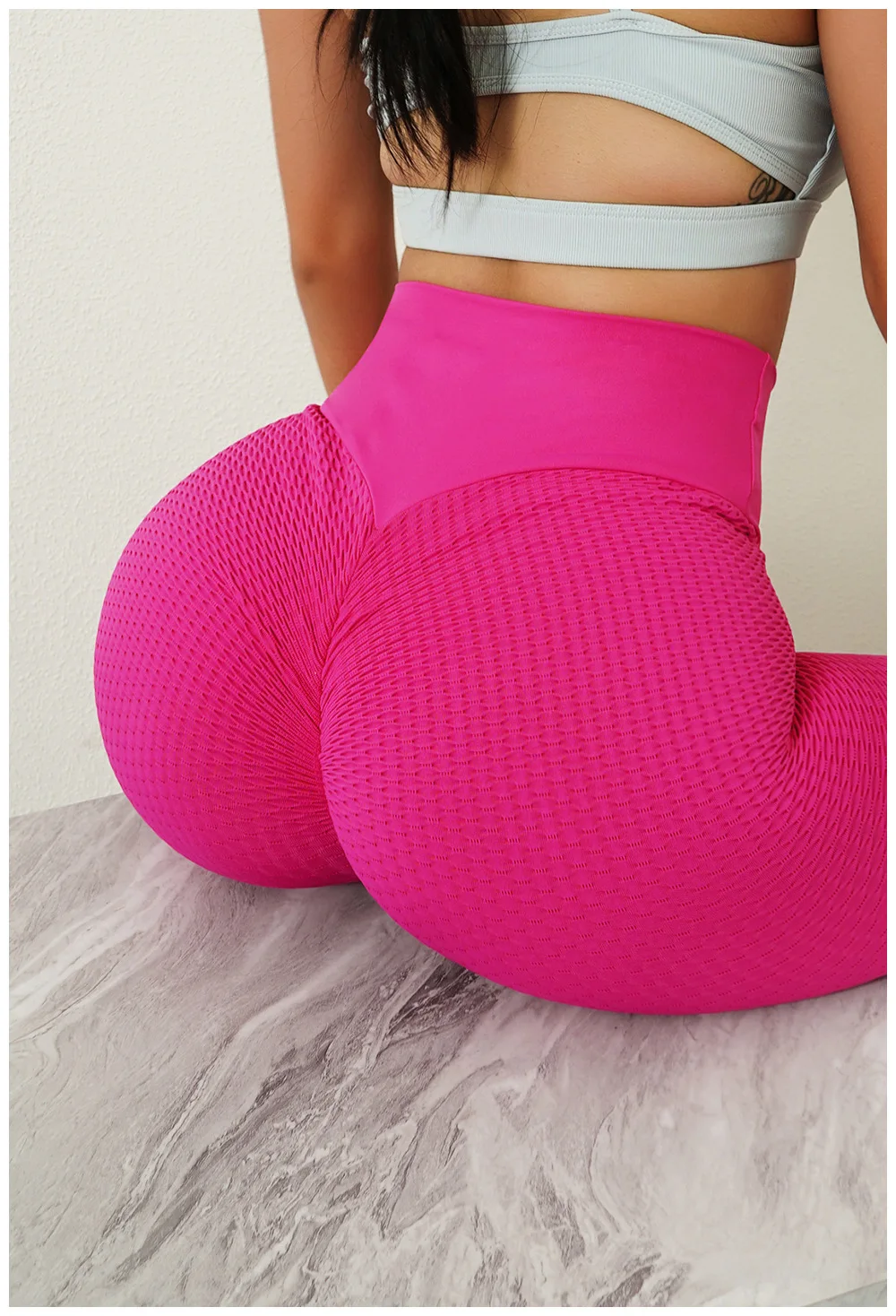 CHRLEISURE Women Leggings Sport Anti Cellulite Leggings Fitness Push Up Scrunch Booty Seamless Gym Leggings High Waist Skinny flare leggings