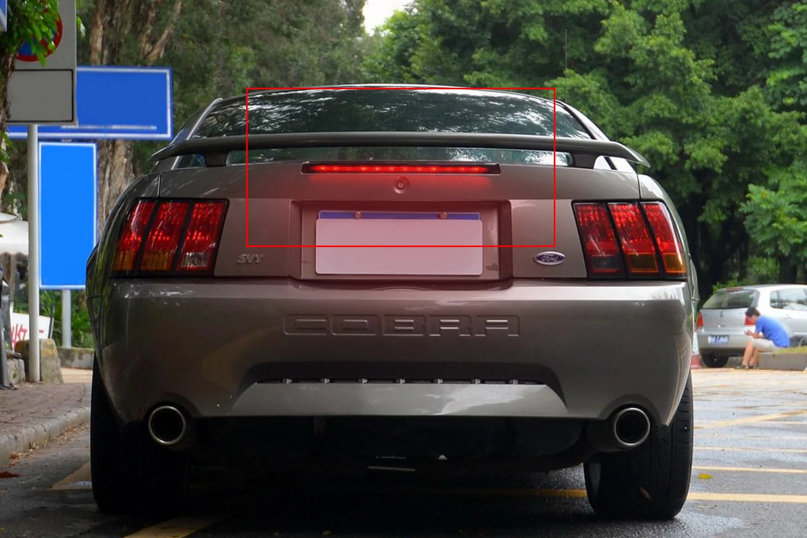 1x красный светодиодный светильник высокого уровня 3rd Third Tail тормоза для Ford Mustang 1999-2004
