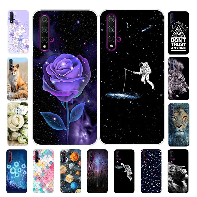 Чехол для OPPO Realme 6 силиконовый мягкий чехол из ТПУ с цветочным рисунком Pro