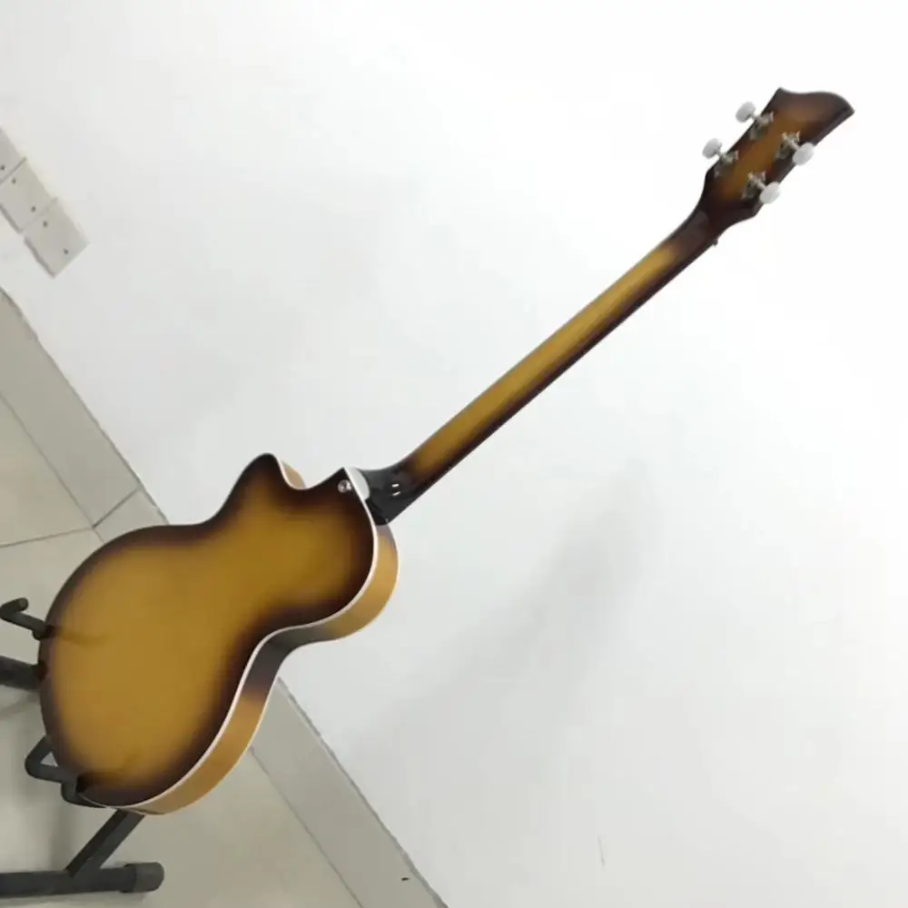 Hofner HCT 5002 Клубная бас-гитара золотистого цвета скрипка низкая цена 4 струны Sunburst Bass