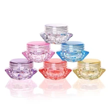 Домашний 3 г/5 г 2 шт. Алмазный дизайн пластиковая коробка для крема бутылка для крема для ванны высокое качество портативные косметические контейнеры для средств по уходу за кожей HNS59