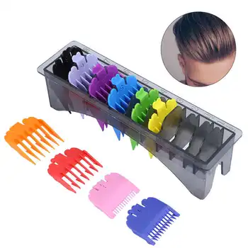 

Barber Accessories Guide Comb Set Attachment Clipper Spare Parts Colorful Trimmer Comb Hair Cutting Tools Hair Salon