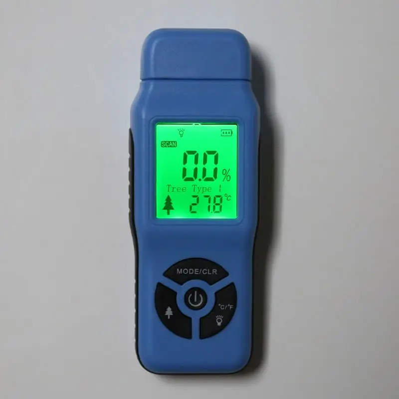 Wood Moisture Meter Humidity Tester Timber Damp Bamboo Paper Detector 2%~70% M89B