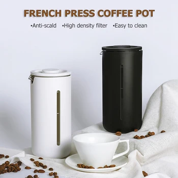 

450ml Heat-Resistant Glass French Press Coffee Pot with Filter Pour Over Coffee Maker Set Sharing Pot Kettle Teapot Barista Tool