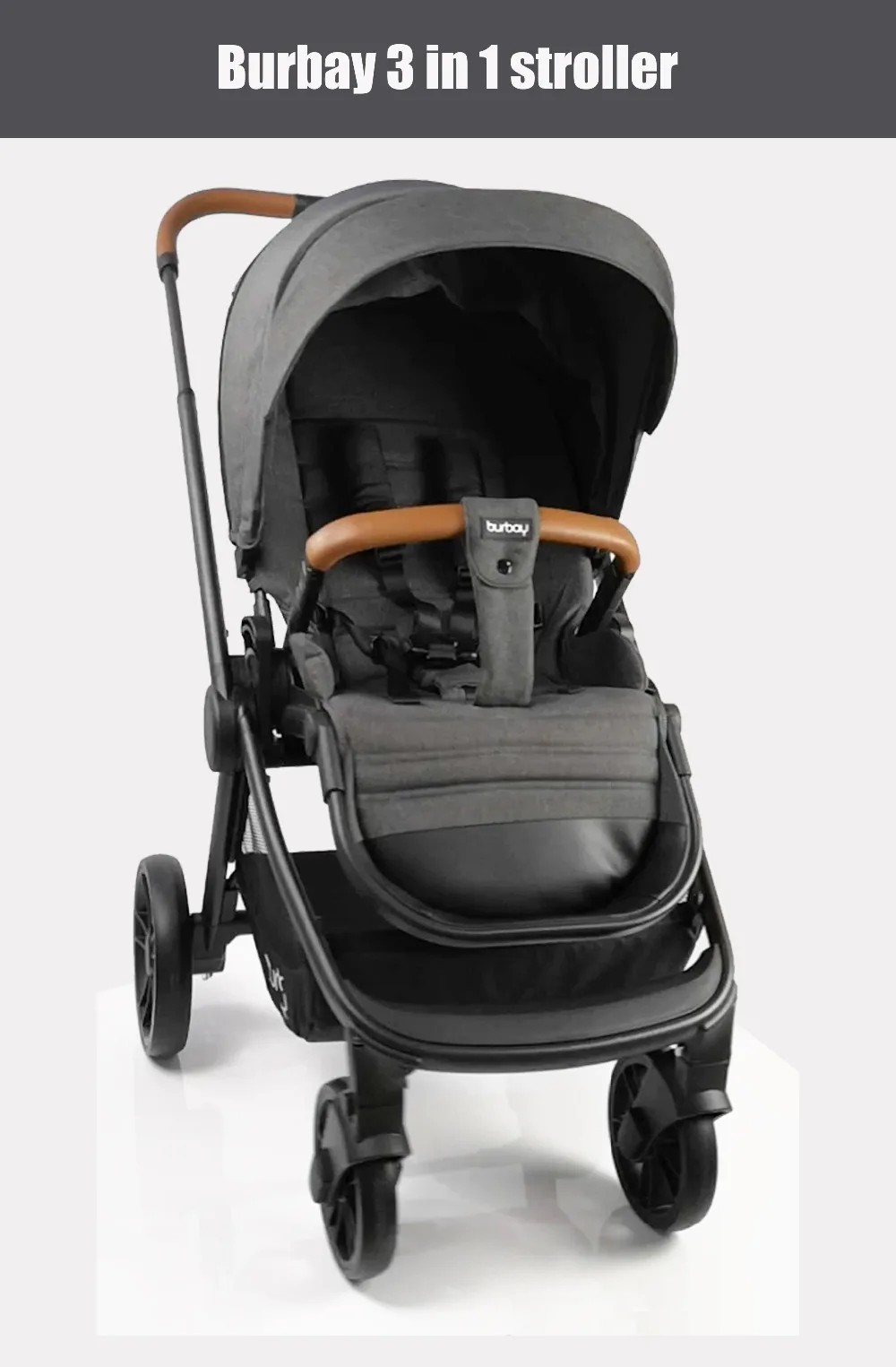 Многофункциональная 3 в 1 детская коляска с высоким пейзажем, складная коляска, Золотая детская коляска, коляска для новорожденных