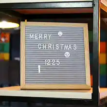 10x10 Inches Felt Cloth Message Board Home Decor Wooden Schedule Modern Chalkboard Blackboard Bulletin Board