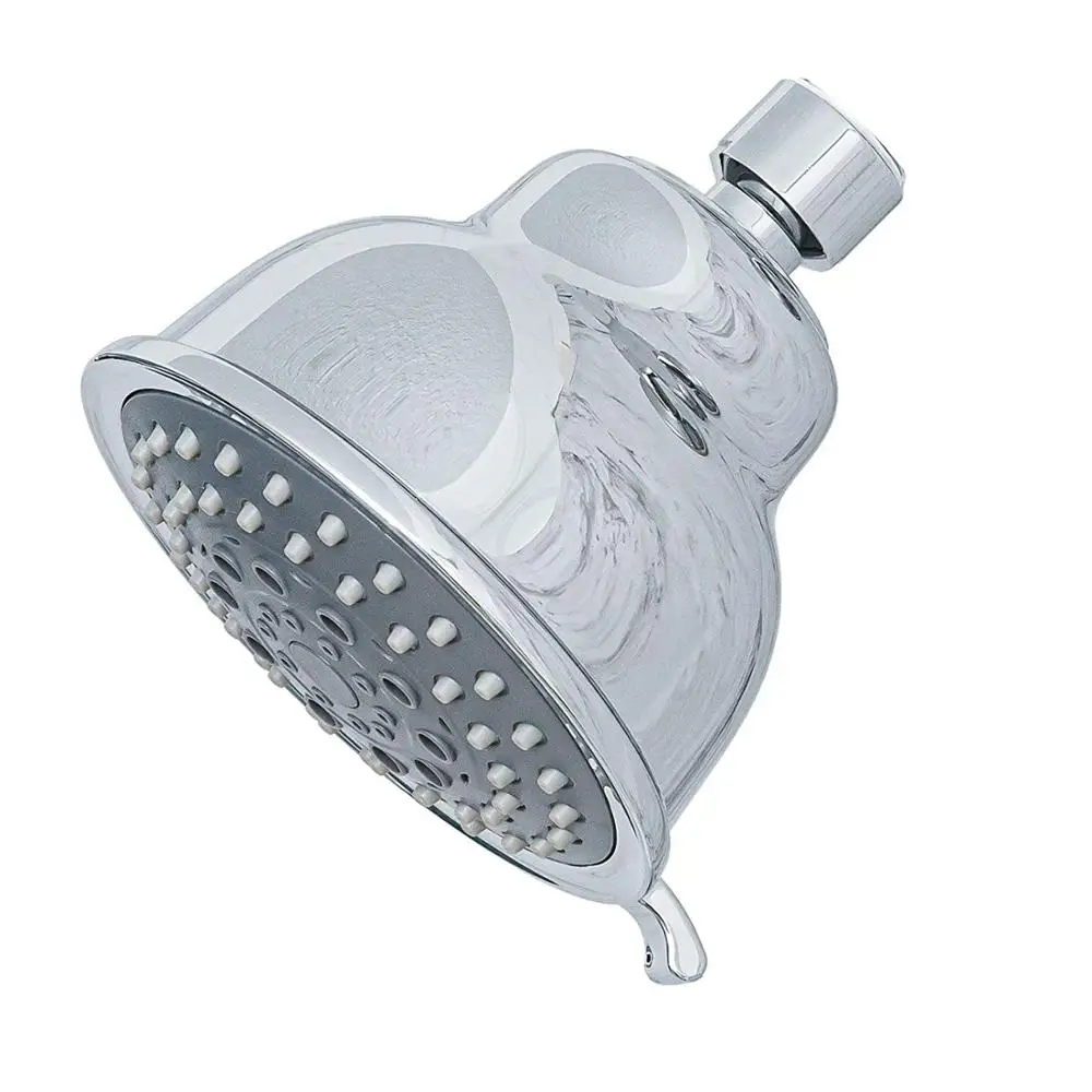 

4" High Pressure Shower Head for - Anti-leak Anti-clog Pressure Boosting Chrome Showerhead 5 Adjustable Modes - Includes Filter