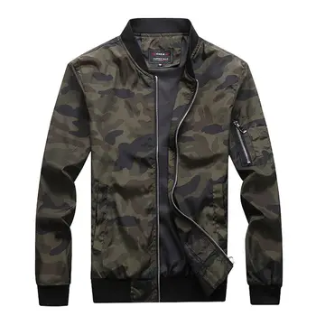 

2020 New Autumn Men's Camouflage Jackets Male Coats Camo Bomber Jacket Mens Brand Clothing Outwear Plus Size M-7XL