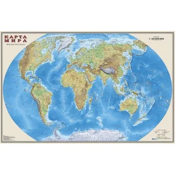 

Physical world map, art. K7