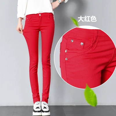 Slim Pencil Denim Pants|Jeans| - AliExpress