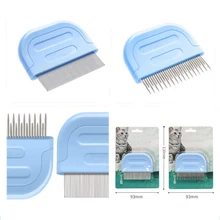 Расческа для собак из нержавеющей стали для собак, кошек, щетка для удаления волос, расческа для волос, расческа для кошек, домашних животных