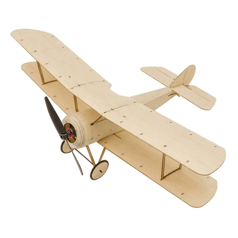 Sopwith Pup RC самолет пробкового дерева 378 мм Warbird Самолет комплект с бесщеточной силовой системой Aeromodelling Kit K6