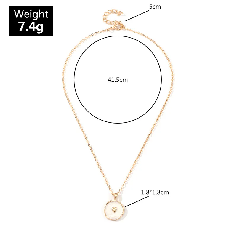 Simple Stars Moon Heart Necklaces Fashion Women Alloy Oril Drip Long Chains Round Love Pendant Necklaces Jewelry For Girls Lover Simple Stars Moon Heart Necklaces Fashion Women Alloy Oril Drip Long Chains Round Love Pendant Necklaces Jewelry For Girls Lover