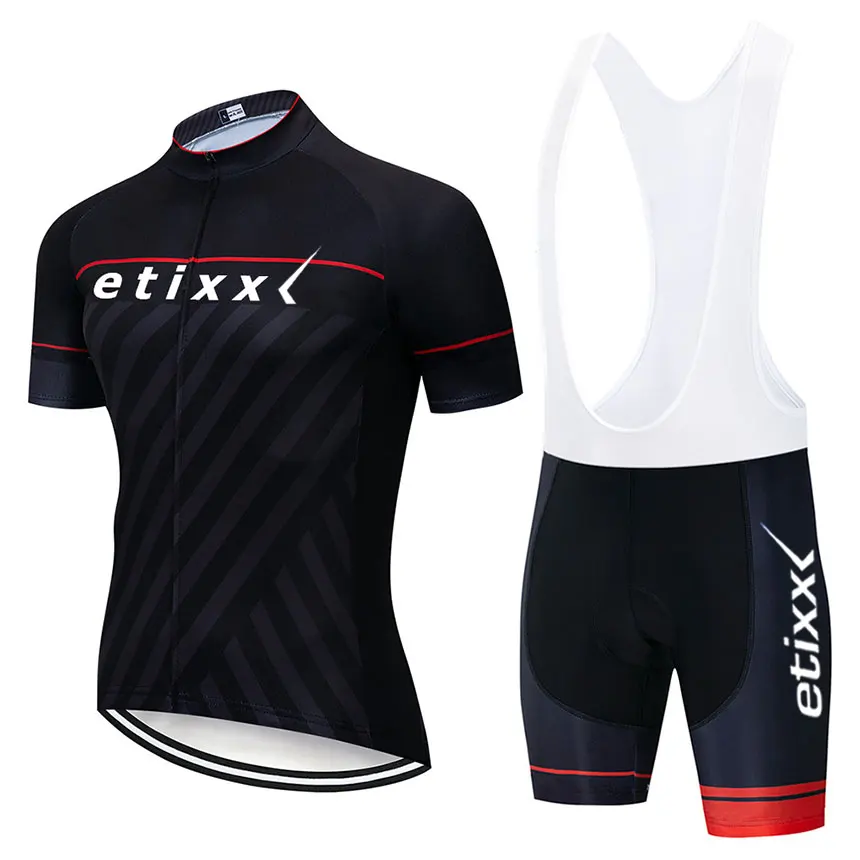 Pro TEAM велосипедная одежда, велосипедная майка Ciclismo, комплект с коротким рукавом, одежда для велоспорта, Одежда MTB 9D - Цвет: Золотой