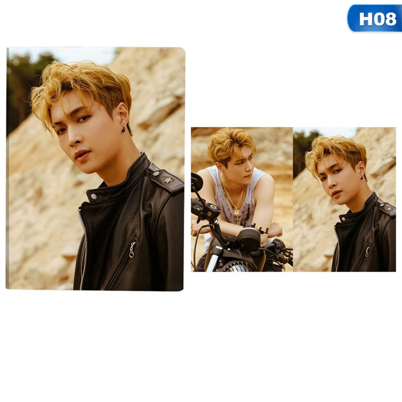 Kpop Home EXO Universe notebook зимний альбом в том же стиле водонепроницаемый ноутбук удобный Jotter Pocketbook - Цвет: H08