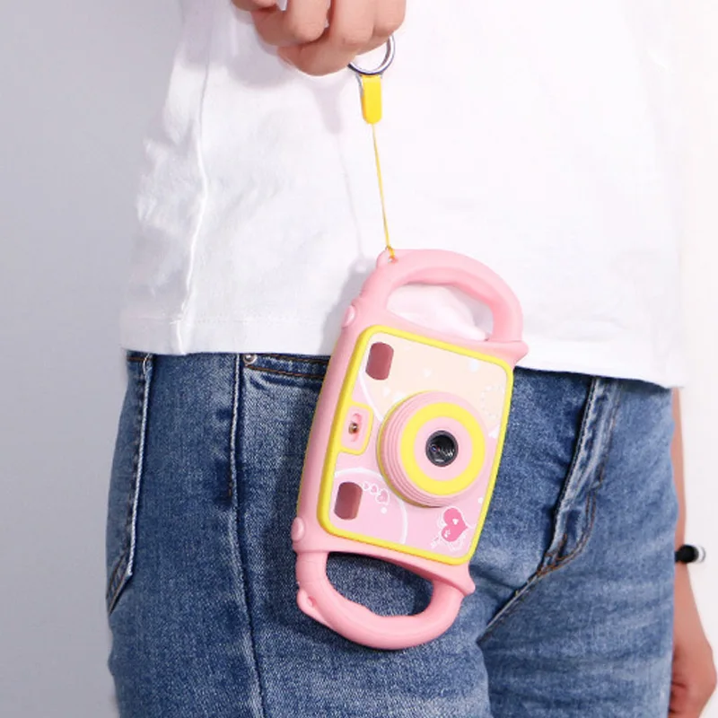 

Children HD Mini Digital Camera Dual Lens Shockproof Handles Gift Video Photography ING-SHIPPING