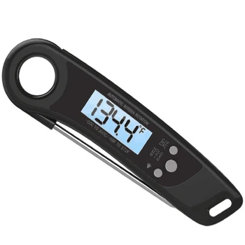 

Waterproof Digital Instant Read Meat Thermometer, Best Super Fast Electric Meat Thermometer Probe for Cooking Food Candy,Bbq Gri