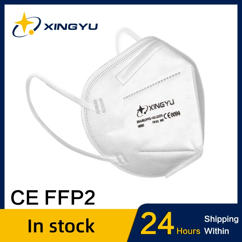 FFP2 máscara protección antipolvo máscara filtro facial 5-capa boca máscaras cubierta reutilizable polvo Maske transpirable FFP2mask kn95 máscara tapabocas