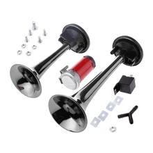 12 В Air Horns двойной трубы супер громкий с компрессором Твин тон комплект