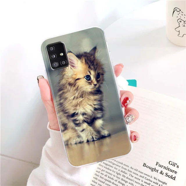 For Samsung A32 Case For Samsung Galaxy A12 A21S A52 A72 A51 A71 Flamingo Soft TPU Silicone 4G 5G A325F A326B Back Cover Fundas T082