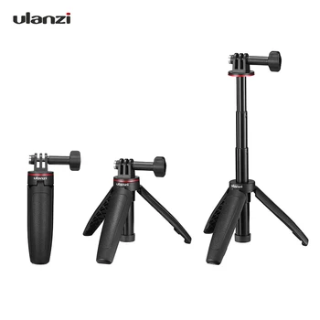 

ulanzi Photography MT-09 Mini Extendable Desktop Tripod Handheld Bracket Stand Vlog Selfie Stick for DJI Osmo GoPro Hero 8/7/6/5