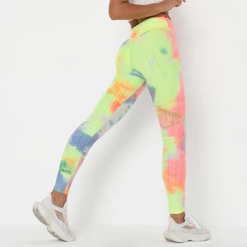 

Tie Dye Pants Woman High Waist Fitness Leggings Sexy Push Up Gym Training Butt Lifting Legging Anti Cellulite Workout Leggins