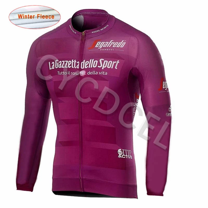 Tour de Italy, Майки для велоспорта, pro team, с длинным рукавом, зимние, термальные, флисовые, MTB, одежда для велоспорта, одежда для велоспорта, Майо, Ropa Ciclismo