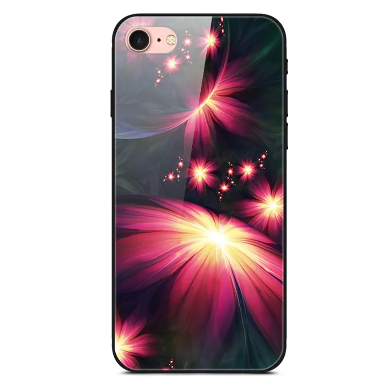 13 Чехол из закаленного стекла для телефона для Apple iPhone 7 7Plus 8 8Plus 6 6s 6Plus 6s plus чехол для iPhone X XR XS Max XSmax Сумка-бампер - Цвет: 13