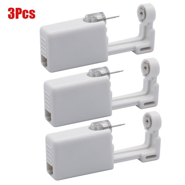 Ear Piercing Gun Kit Disposable Disinfect Safety Earring Piercer Machine Studs Nose CLip Body Jewelry Piercing Tool