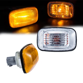 

1x Car Side Marker Light Led Turn Signal Light Amber Indicator Lamp 12V for Toyota Land Cruiser LC80 LC90 LC100 3400 4500 97-06