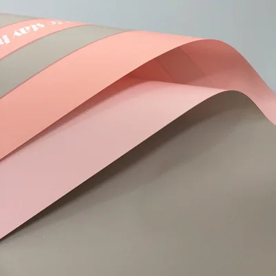 pink Of oz grey 60x60 см два цвета английская Водонепроницаемая оберточная бумага золото DIY цветок декор Подарочная обертка бумажный альбом для наклеивания вырезок оригами Papier - Цвет: pink Of oz grey