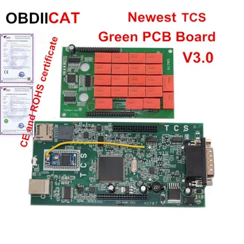 

2017.1 Newest Auto Scanner Bluetooth V3.0 PCB 2016.1+ keygen OBDIICAT TCS 5V NEC Relay 9241A Chip obd2 car/truck Diagnostic Tool