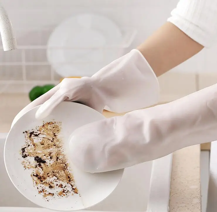 magic silicone dish washing gloves cleaning gloves non-slip dish washing Health Cleaning tools 1 Pair