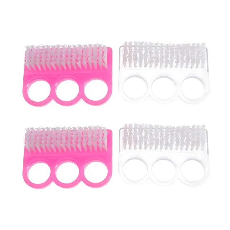 4 шт щетка для удаления пыли для ногтей, практичные инструменты для дизайна ногтей, набор кистей для чистки ногтей, щетка для очистки ногтей