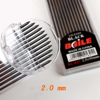 

12Pcs 2.0mm Creative Black Mechanical Pencil Refills Novelty Drawing Automatic Pencils Refills For Kids Gifts School Stationery
