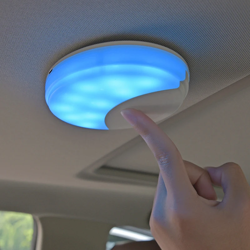 

LED Car Interior Light Touch Reading Lighting Auto Trunk Decoration Night Light Home Charging Rechargeable Bulb Car Accessories