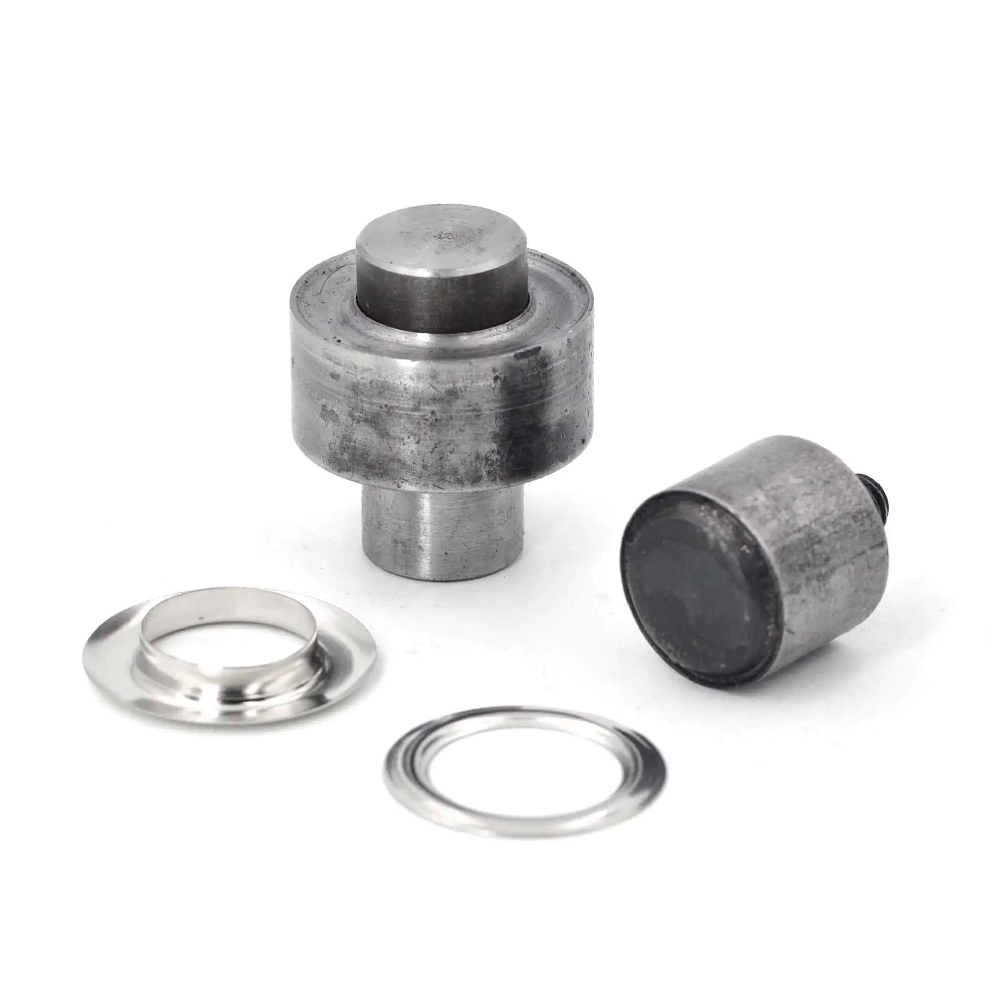 Eyelet Grommet Dies 1Set Eyelet Grommet Die 1.5mm 2mm 2.5mm 3mm 4mm 5mm 6mm 8mm 10mm 12mm 14mm 17mm 20mm For Hand Press Tool Machine