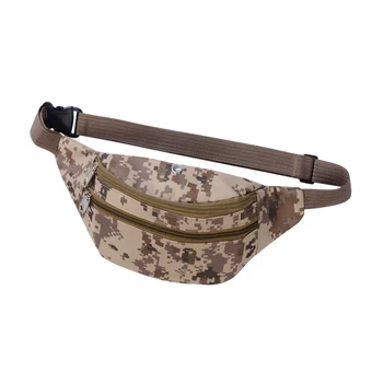 

Fanny Pack Large Capacity Camouflage Print Waist Hip Bag with Adjustable Belt for Workout Vacation Hiking