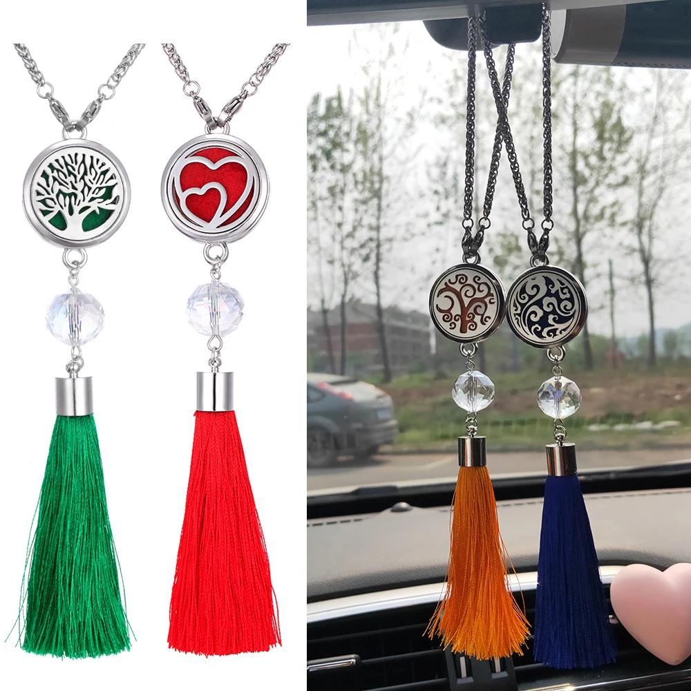 Автомобильный освежитель воздуха Духи Подвеска-диффузор кондиционер вентиляция бахрома подвеска зеркало заднего вида Висячие аксессуары