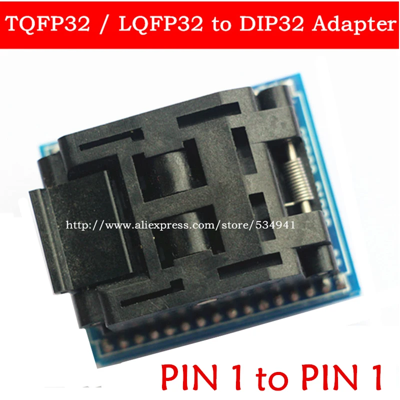 Универсальный программатор TQFP32 QFP32 LQFP32 для DIP32 адаптер/IC АДАПТЕР|programmer universal|ic