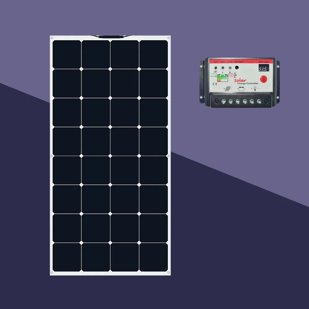 

BOGUANG 10W 60W 100W solar panel 18v system kit PV module cell charge for light 12v battery