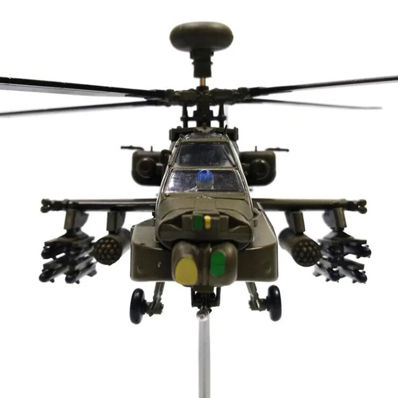 1/72 scale Black Hawk AH-64 APACHE helicopter Army fighter aircraft airplane models adult children toys military collection
