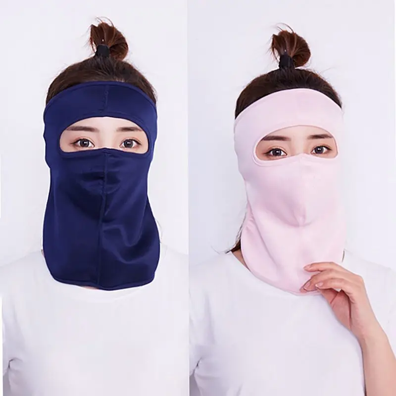 Full Face Mask UV Protection Sunshade Breathable Masks Neck Protector Outdoor Summer Sportswear Accessories