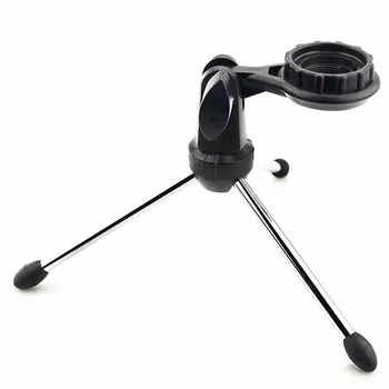 

Microphone Accessories Tripod 180 Degree Rotation Anti-slip Adjustment Desktop Tripod Stand Mobile Microphone