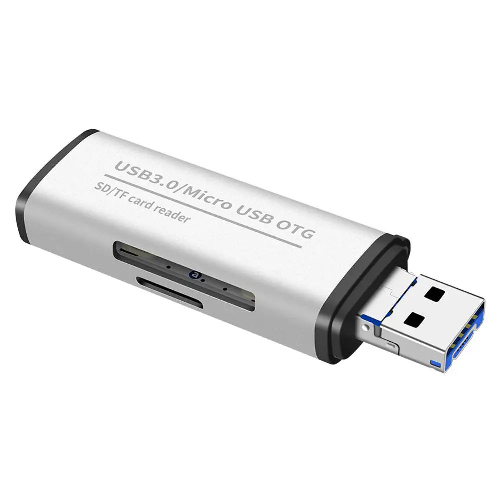 USB 3,0 высокоскоростной TF SD кард-ридер SDHC SDXC MMC OTG Android адаптер кардридер Micro SD/TF CF MS Microsd Ридеры