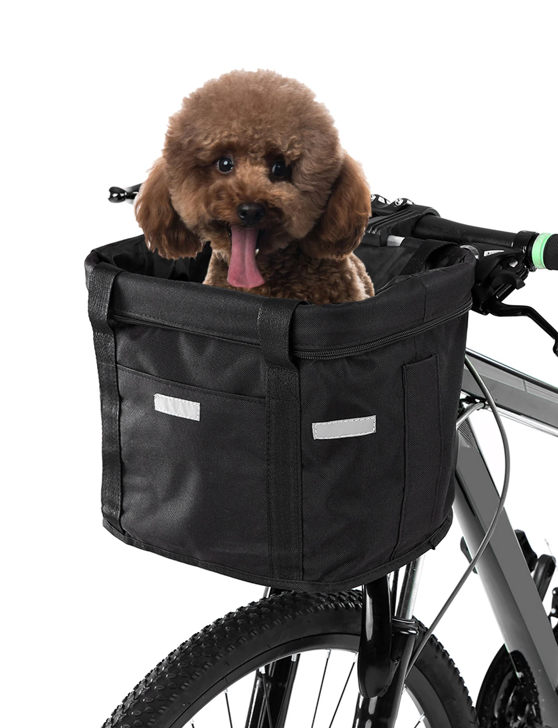 

Bike Bag For Bicycle Front Basket Trunk for Bicycle Removable Waterproof Bike Handlebar Basket Pet Carrier Frame Bag For Bicycle