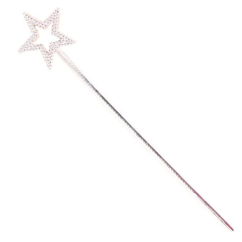 

Fairy Stick Large Silver Princess Angle Wand Fancy Gifts For Kids Girls*