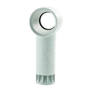 

Mini Fan Ventilator Handheld Bladeless Fan Air Cooler Usb Rechargeable Portable Cooler Fan For Outdoor Office Green A