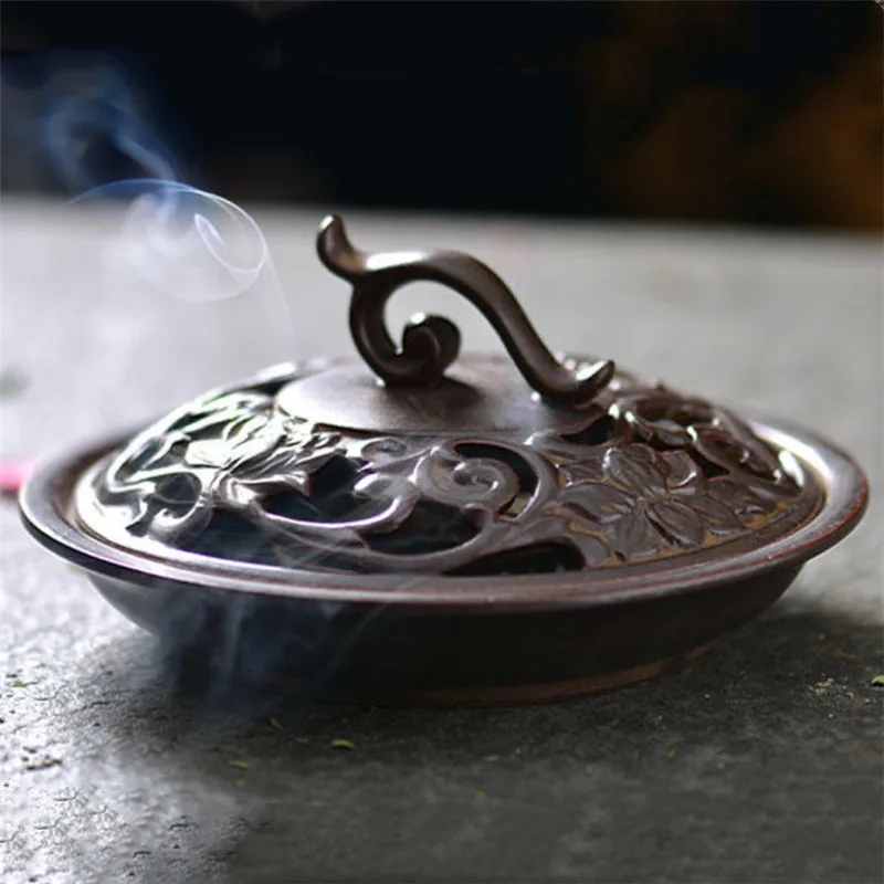 Buy Hanging Incense Burner , Portable Antique Cast Iron Smoke Cone Incense  Stick Holder/Burner